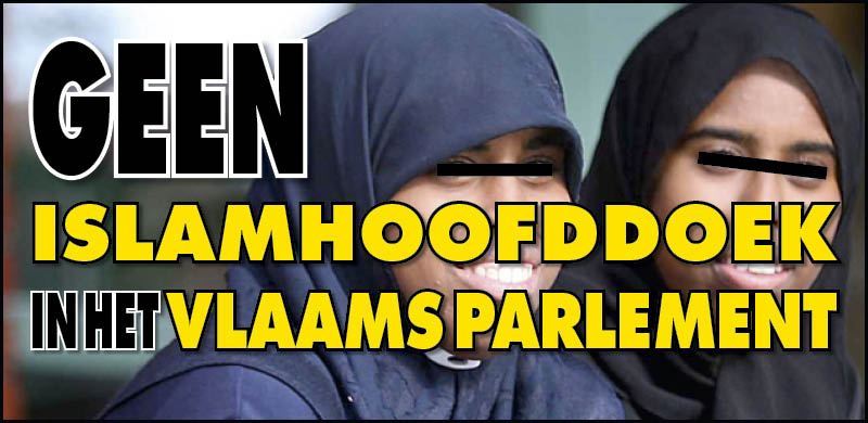 Filip Dewinter wil dat moslima�s hoofddoek uitdoen op publieke tribune Vlaams Parlement